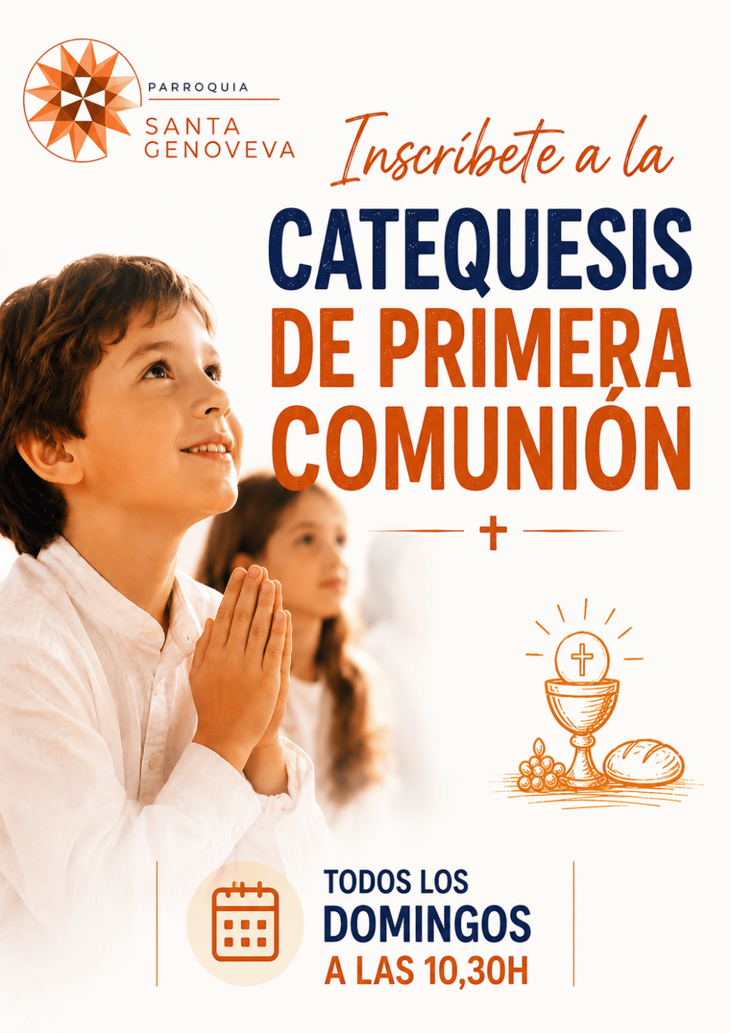 INSCRIPCIÓN CATEQUESIS 1ª COMUNIÓN (curso&nbsp;2026-27)