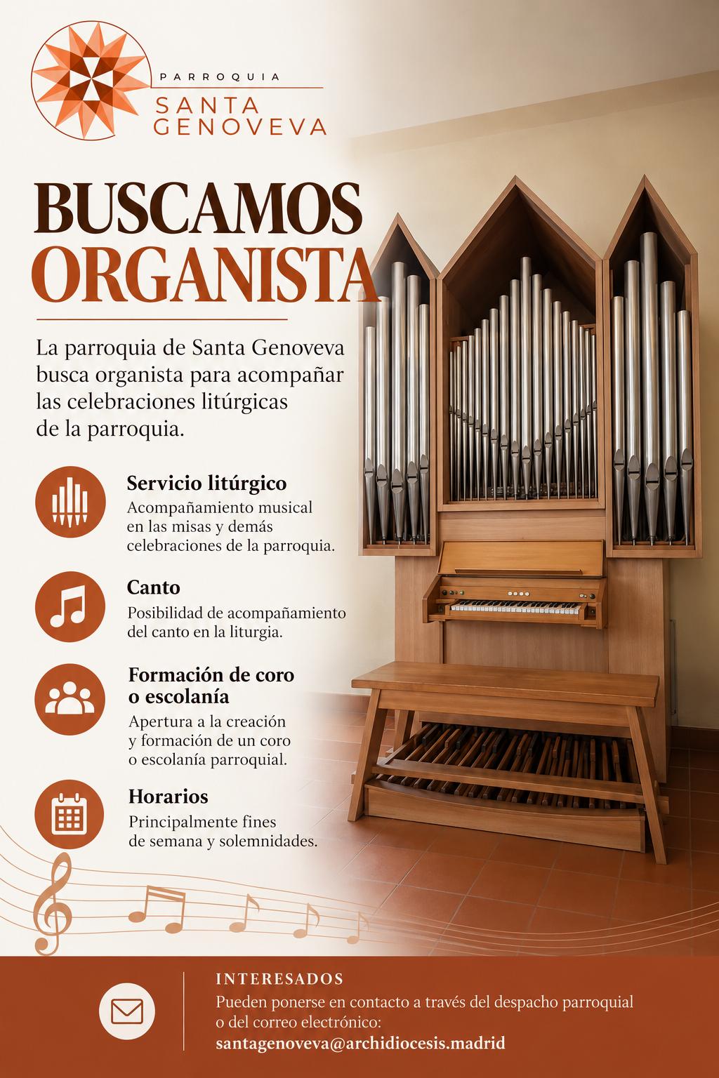 BUSCAMOS ORGANISTA
